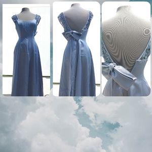 Cobalt blue lace strap dress size 7/8